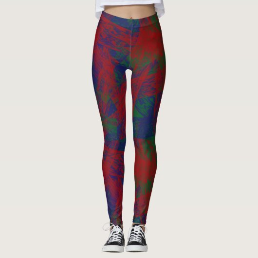 Leggings rétro Abstraits MVB (Devant)