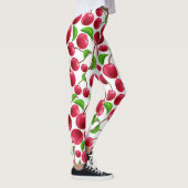 Leggings Retro Cerises Cerise Imprimer Leggations Pantalons (Droite)