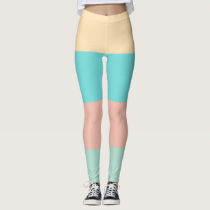 Leggings Retro Coastal Stripes