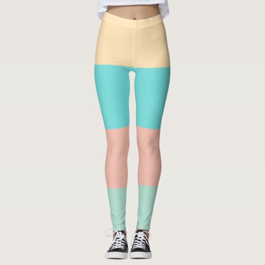 Leggings Retro Coastal Stripes (Devant)