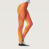 Leggings Rétro conception d'abrégé sur losange (Droite)