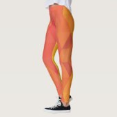 Leggings Rétro conception d'abrégé sur losange (Gauche)