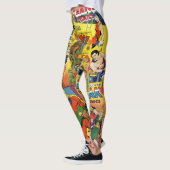 Leggings Rétro couverture comique (Gauche)