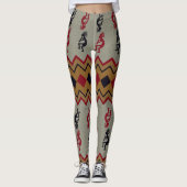 Leggings Rétro de Southwest (Devant)