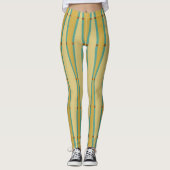 Leggings Retro Diamonds et Triangles (Devant)