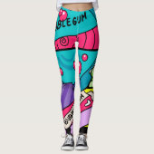 Leggings Rétro Doux Comme Un Bonbon (Devant)