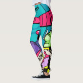 Leggings Rétro Doux Comme Un Bonbon (Gauche)