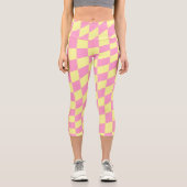 Leggings rétro en tableau de bord Y2K Capri (Recto)