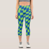 Leggings rétro en tableau de bord Y2K Capri (Recto)