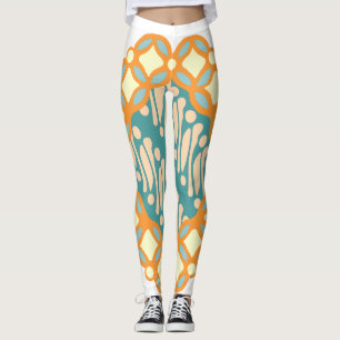 Leggings Retro Ethnic Classic Java Vintage