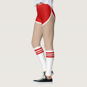 Leggings Rétro fille rouge de bulle