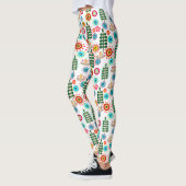 Leggings Rétro, Flower Patch (Gauche)