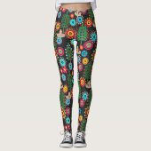 Leggings Rétro, Flower Patch (Devant)