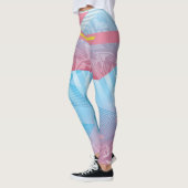 Leggings rétro Futuriste géométrique Vibrant 80s (Gauche)