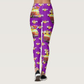 Leggings Rétro hippie souriante Van 1960's 1970 " s de (Dos)