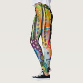 Leggings Rétro Hippy Psychedelique 60s 70s (Gauche)