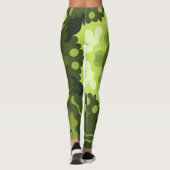 Leggings Retro Mandala Green (Dos)