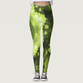 Leggings Retro Mandala Green (Devant)