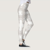 Leggings rétro motif floral (Droite)