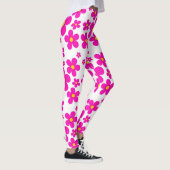Leggings Rétro motif rose floral (Droite)