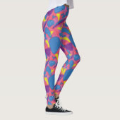 Leggings Rétro Néon Multicolore (Droite)