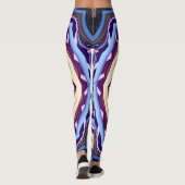 Leggings Retro Psychedelic Mandala Trippy Hippie Boho (Dos)