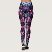 Leggings Retro Psychedelic Mandala Trippy Hippie Boho Chic (Dos)