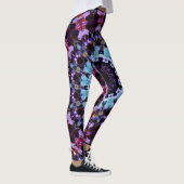 Leggings Retro Psychedelic Mandala Trippy Hippie Boho Chic (Droite)