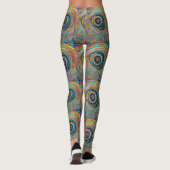 Leggings Retro Psychédélique (Dos)