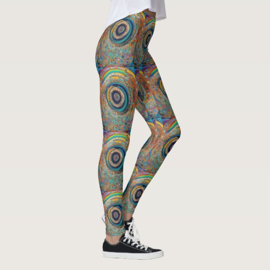Leggings Retro Psychédélique (Droite)