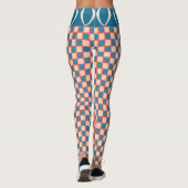Leggings Retro Sixties California Checkerboard Wave (Dos)