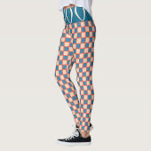Leggings Retro Sixties California Checkerboard Wave (Gauche)