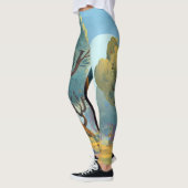 Leggings Retro Sunshine Patterns – Bold Colorful  (Gauche)