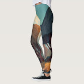 Leggings Retro Sunshine Patterns – Bold Colorful (Gauche)