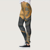 Leggings Retro Sunshine Patterns – Bold Colorful (Gauche)