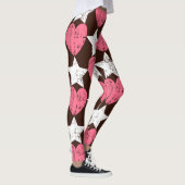 Leggings Retro Threadbare Hearts Stars Texture (Droite)