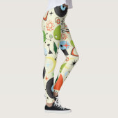 Leggings Retro Vintage 50's 1950's Style Motif (Droite)