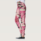 Leggings Retro Vintage Christmas: 1950's Pink Xmas (Gauche)