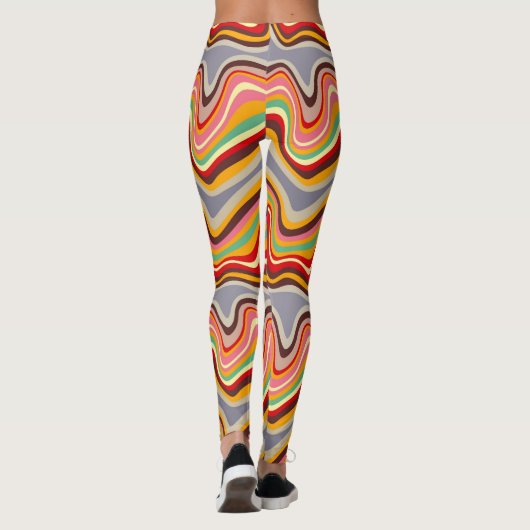 Leggings retro wave disco (Dos)