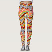 Leggings retro wave disco (Devant)