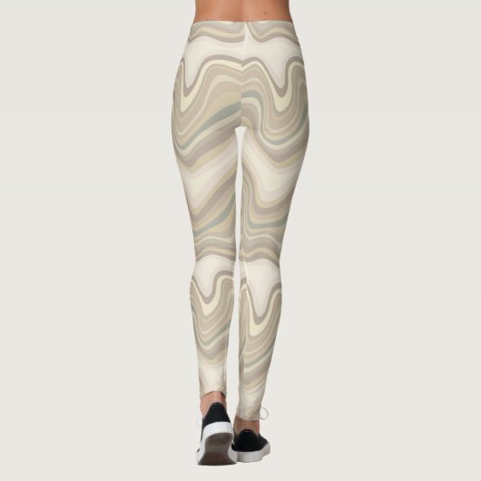 Leggings retro wave neutral (Dos)