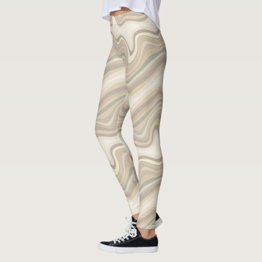 Leggings retro wave neutral (Gauche)