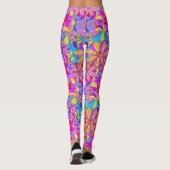 Leggings Rétros guêtres de fleur (Dos)