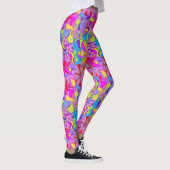 Leggings Rétros guêtres de fleur (Droite)