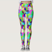 Leggings Rétros guêtres de motif (Devant)