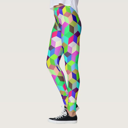 Leggings Rétros guêtres de motif (Gauche)