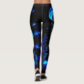Leggings Rêve de méduse bioluminescente (Dos)
