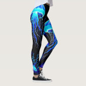 Leggings Rêve de méduse bioluminescente (Droite)