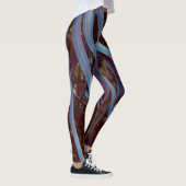 Leggings Rêve de Palmetto Bleu (Droite)