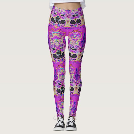 Leggings Rêve rose (Devant)